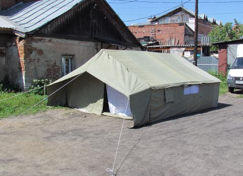 Палатка лагерная 6-ти местная 6ППП15 (15м2) базовая